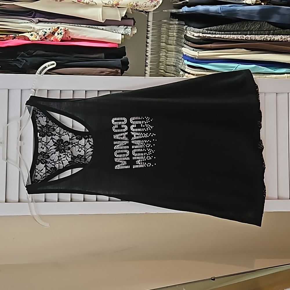 NWOT Monaco Lace Tank Top Sz Med